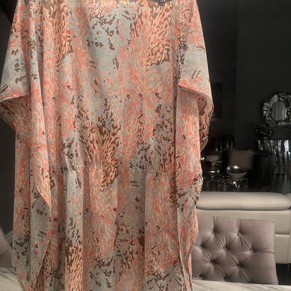 Pretty pool cover up size 🧉large resort wear vacation summer🧉 lucky and coco - Picture 7 of 17